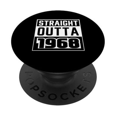 Straight Outta 1968 Cumpleaños 1968 Nacido 1968 Vintage PopSockets PopGrip Adhesivo