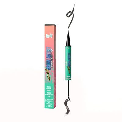 RUDE Ultimate Brow Artist - Maschera e penna per sopracciglia in marrone scuro: definisci le tue sopracciglia con eleganza