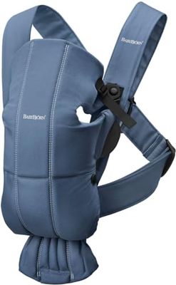 BabyBjörn Porte-bébé Mini, Tissé, Bleu indigo