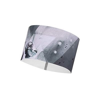 BUFF Unisex's Hatay Tech fleece pannband, grå, en storlek