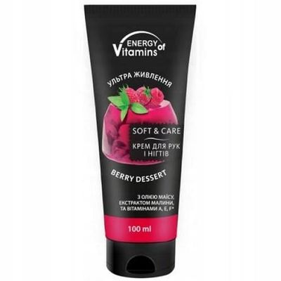 ENERGY OF VITAMI, crema per mani e unghie, ideale per unisex adulto