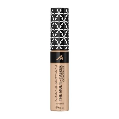 Manhattan Multi-Tasker Concealer 40 Ivory, correttore liquido, impermeabile, con grande applicatore Soft Touch, 11 ml