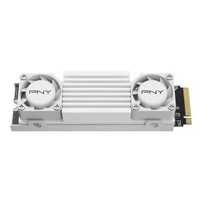 PNY SSD Interne CS3150 2TB M.2 NVMe avec dissipateur Blanc - M280CS3150HSW-2TB-RB