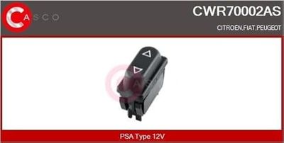 Casco CWR70002AS Interrupteur lève-vitre Psa