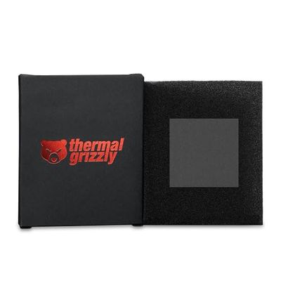 Thermal Grizzly Carbon Carbonaut - Coussin Thermique en Carbone - Non adhésif, Flexible et Adaptable, à conductivité Thermique Multiple très élevée. Conduit l'électricité ! (38 × 38 × 0,2 mm)