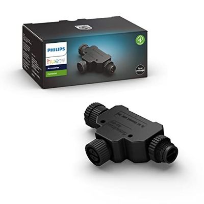 Philips Hue T-Verlengstuk voor Buiten - Eenvoudige Installatie - Compatibel met Laagspanning - IP67