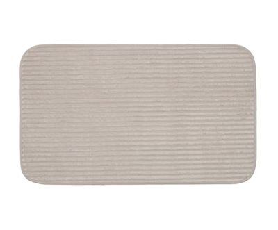 Gözze - Tapis de Bain doux antidérapant, 100% Polyester, 50 x 70 cm - Taupe