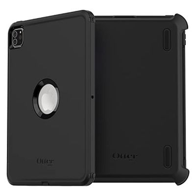 OtterBox Defender Case for iPad Pro 11" (1st gen/2nd gen/3rd gen/4th gen), Ultra-Rugged Protective Case with built in Screen Protector, 2x Tested to Military Standard, Black, No Retail Packaging
