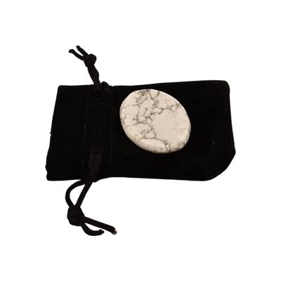 VIE Naturals Worry Thumb Stone (Howlite)