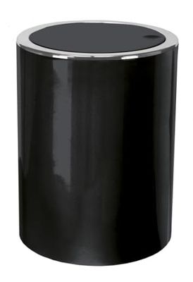 Kleine Wolke "Clap" Cosmetic Bin, Black, 5 Litre