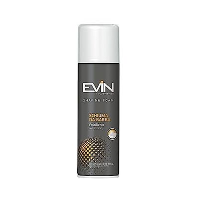 EVIN HOMME | Schiuma da Barba Emolliente, Rende Liscia e Morbida la Pelle Durante la Rasatura, 300 ml