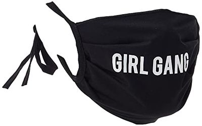 Mister Tee Girl Gang Gezichtsmasker 2-Pack Elke dag, Zwart, One Size, Zwart, one size