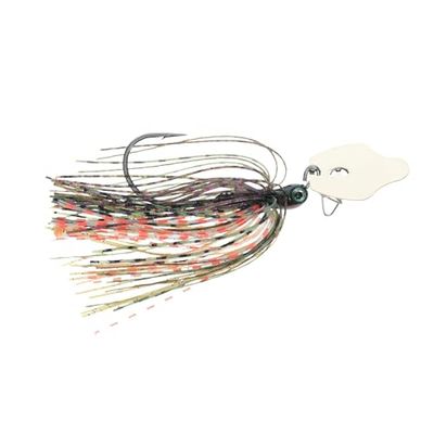 Strike King Tungsten Thunder Cricket Vibrating Swim Jig Fishing Lure, Compact Tungsten Head, Hand Tied Skirt, Trailer Keeper, 4/0 Owner Jungle Hook