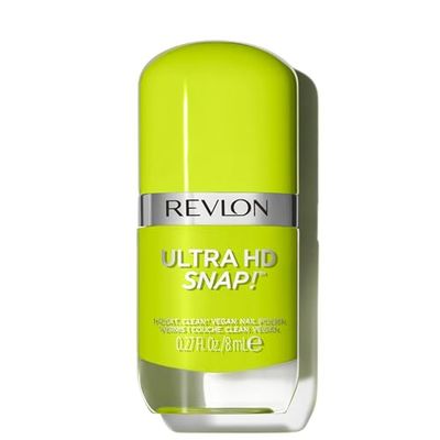 Revlon Ultra HD Snap! Nail, Smalto Unghie, Formula Glossy E 100% Vegana Con 75% Di Ingredienti Naturali E Idratanti, Elevata Copertura, 003 Bright Side - 8ml