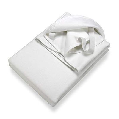 SETEX 14u2100200001002 (SE1) Coton Matelas Protection d'écran, Blanc, 270 x 60 x 380 cm