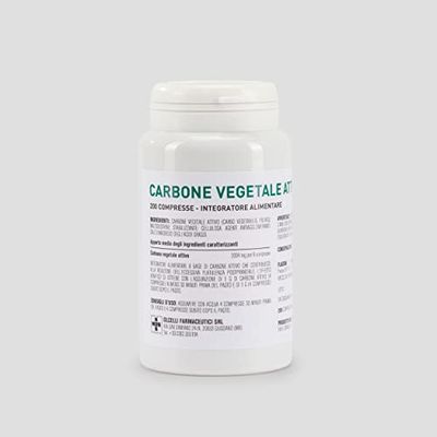 Carbone Vegetale Attivo 500mg barattolo 200 compresse