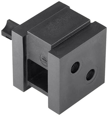 HellermannTyton VP-S_2/4-5_Ins-dbl-PL-BK (20) Dubbele tuit halogeenvrij Kunststof Zwart 20 stuks