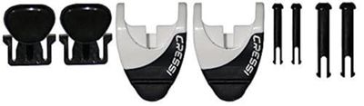 Cressi DZ210020 Hebillas para máscara de Snorkel, Unisex Adulto, Transparente, Talla Única