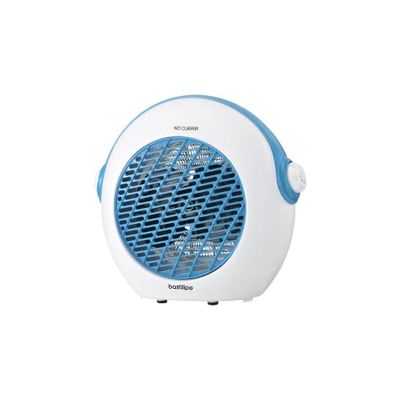 Bastilipo - TVC-2000C, Termoventilador vertical branco/azul, 1000/2000W, termostato