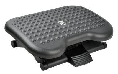 DESQ® Non-Slip Footrest | 3 Positions | 0-45 Degree Tilting | Black