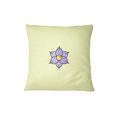 Bona Basics, Funda de cojín Decorativa,Decoración del hogar, para sofá, cafetería, Tamaño: 45X45 cm, Color: Amarillo Claro