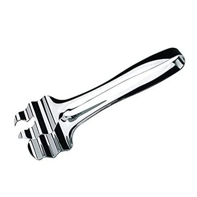 Commichef Pince à asperges chromée en acier inoxydable Argenté 24 cm