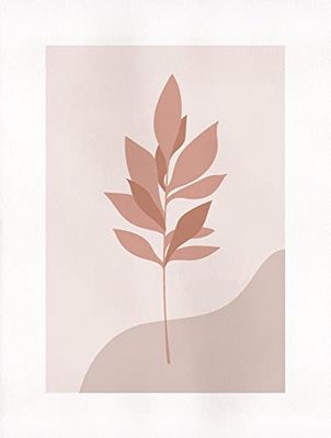 Komar Mural decorativo para pared (30 x 40 cm), diseño de desierto rosa