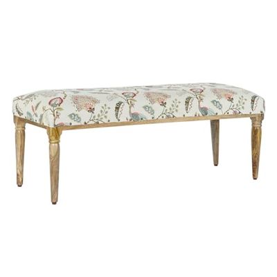 Home ESPRIT Banqueta Multicolor Madera de Mango 121 x 43 x 46 cm S3053889 - EAN: 8424002088903