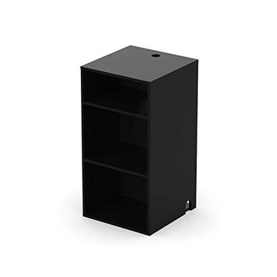 Glorious Modular Mix Rack Zwart - Twee grote 12''-opnamevakken & een 7''-opnamevak, Opbergruimte biedt voldoende ruimte voor een draaitafel, cd-speler of mixer