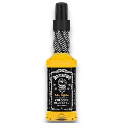 Bandido Eau de Cologne Uomo After Shave Men Acqua da barba profumata per uomini, rinfrescante, fresca, profumo di lunga durata, previene la rasatura e la cura dopo la rasatura (Las Vegas 150ml)