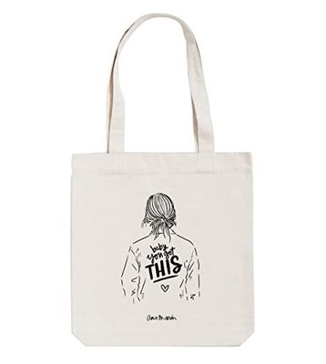 Grupo Erik Tote Bag Ana Marín - Katoenen Draagtas - Boodschappentas - 39x37 cm