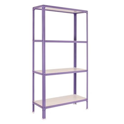 Étagère sans vis HOMECLICK WOOD COULEUR PLUS 4/300 VIOLETTE/BLANC