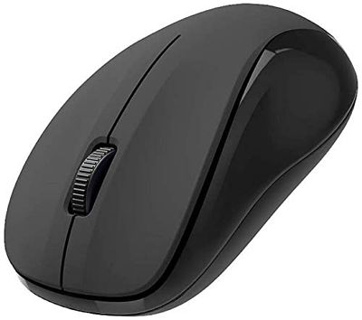 Hama MW-300 V2 Souris sans Fil - Technologie 2.4Ghz, Capteur 1600 dpi, Clics Silencieux, Ambidextre - Noire