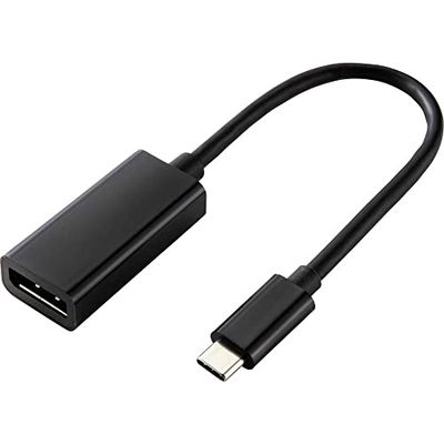 Renkforce RF-4613070 USB-C-displaykabel USB-C/DisplayPort Adapterkabel USB-C stekker, DisplayPort-bus 0.14 m Zwart