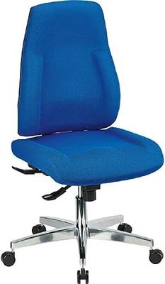 TOPSTAR P91 Chaise de Bureau Pivotante Tissu Bleu 68 x 48 x 111 cm