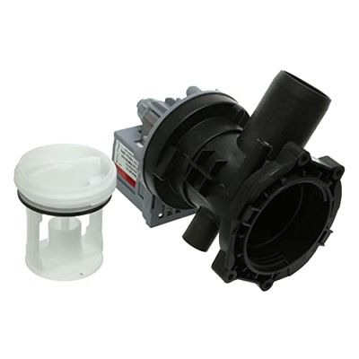 Paxanpax Base de pompe de vidange et boîtier de filtre compatibles avec les modèles Ariston, Hotpoint Indesit WT540/1P, WML540G, WF541G, IWB5113