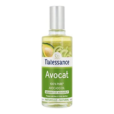 Natessance Repairing and Softening Naturel Avocado Oil, 50 ml