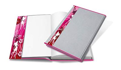 HERMA HERMÄX 23265 boekomslag 26,5 x 54 cm design topmodel, boekomslag met etiket en randbescherming van afwasbare polypropyleenfolie, boekbeschermer voor schoolboeken, transparant