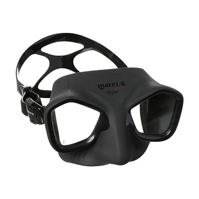 Mares Viper Maschera Apnea, Adulto, Nero, Taglia Unica