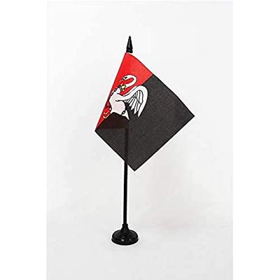 BANDERA de MESA del CONDADO DE BUCKINGHAMSHIRE 15x10cm - BANDERINA de DESPACHO BUCKINGHAMSHIRE NEW COUNTY - INGLETERRA 10 x 15 cm - AZ FLAG