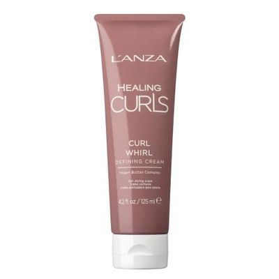 L'ANZA Curl Whirl Defining Creme - Curls Hair Product for Defining Curls and Waves and Preventing Frizz and Flyaways, with Sulphate Free, Paraben Free Formula (125ml)