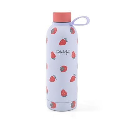 Mr. Wonderful Mr.Wonderful-Botella térmica-Fresas, multicolor (2506010270W0UN)