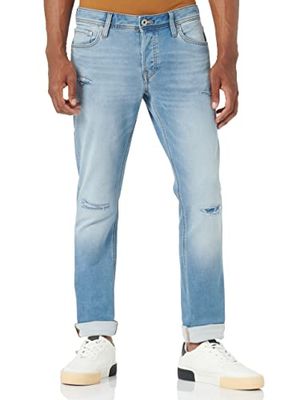 JACK & JONES heren jeans, Denim Blauw, 28W x 32L