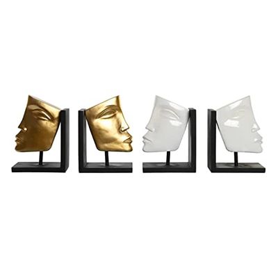 DKD Home Decor Sujetalibros, Vinilo, Estándar