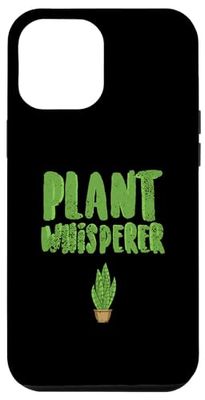 Carcasa para iPhone 12 Pro Max Plant Whisperer Design Plantas verdes Amante de las plantas