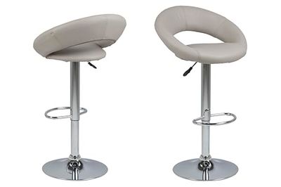 AC Design Furniture - Banqueta de bar, cor Tortora, 1 peça