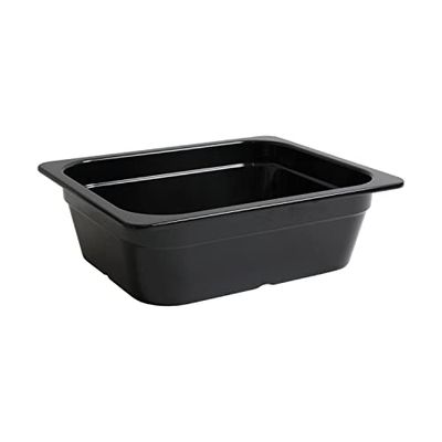 BigBuy Home Plat de Cuisine Noir (32, 5 x 26, 5 x 10 centimètres)