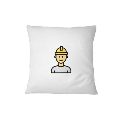 Bona Basics, Funda de cojín Decorativa, decoración del hogar, para sofá, cafetería, Tamaño: 45X45 cm, Color: Blanco