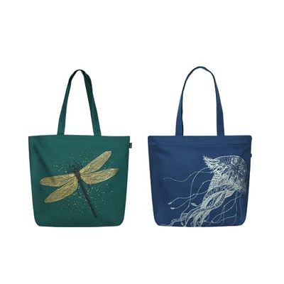 Ecoright Grand Sac Fourre Tout À Fermeture Éclair, Sac A Main Femmes, Sac Cabas Tissu, Sac Shopping, Sac Femme Plage