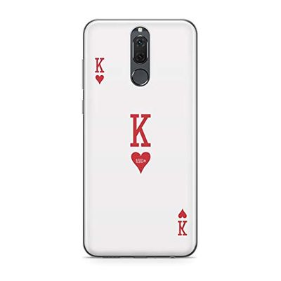 TPU telefoonhoes voor je Huawei Mate 10 Lite, Made in Germany, hoes met motief en optimale bescherming, siliconen tasje, case, cover, beschermhoes voor je Huawei Mate 10 Lite, King Card
